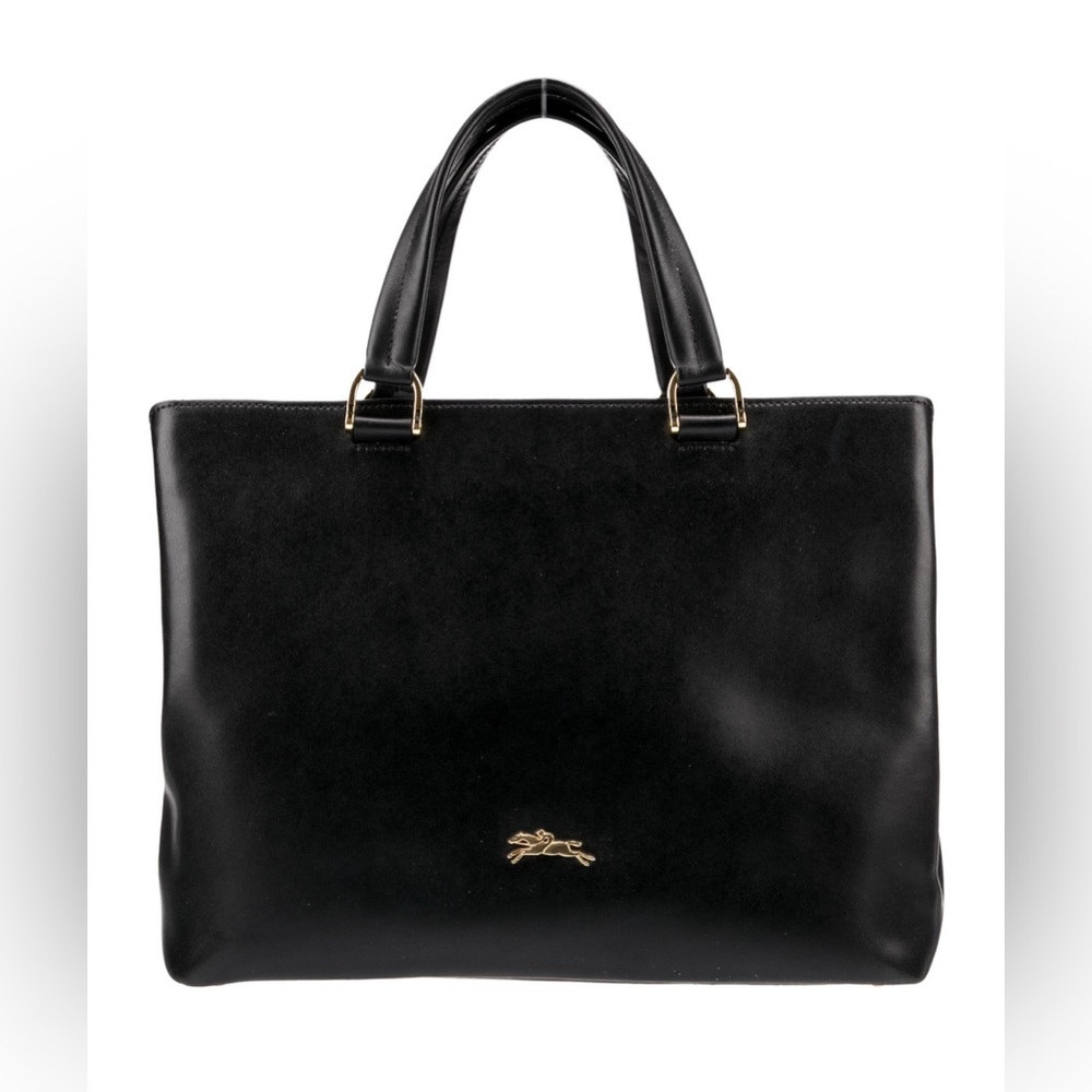 Longchamp Leather Satcher Convertible Crossbody Bag (missing crossbody strap)